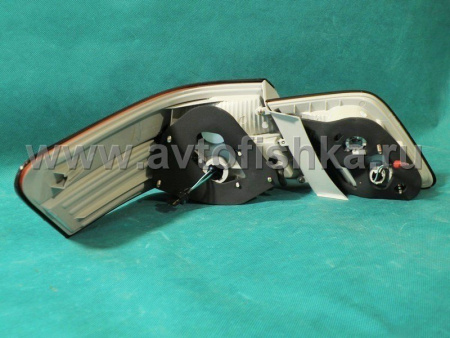 Toyota Camry V40 (2006-2011) фонари задние светодиодные темные красно-тонированные, дизайн Lexus, комплект лев.+прав.