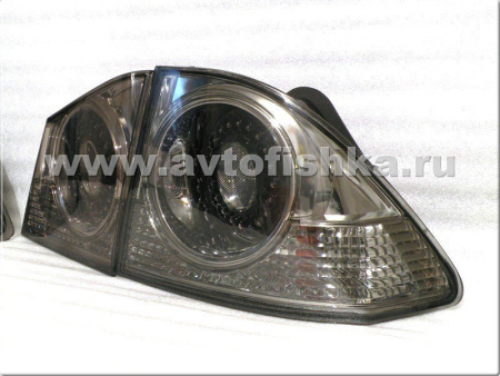 Honda Civic VIII (06-) фонари задние светодиодные тонированные, комплект 2 шт.