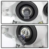 Toyota Matrix (03-07) фары передние черные, комплект 2 шт.