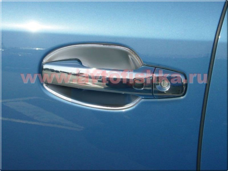 Toyota Land Cruiser 200, Lexus LX570 (08-) накладки под ручки дверей хромированные, комплект 4 шт.