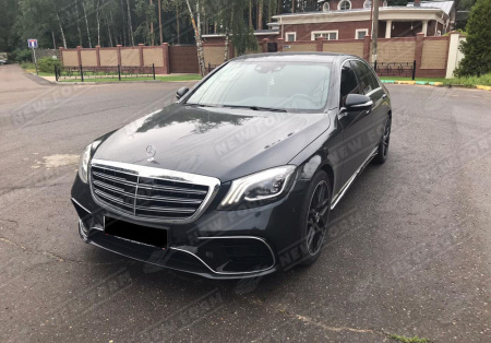 Mercedes-Benz S-Klasse W222 2013 - 2017 Комплект рестайлинга 6.3 AMG с оптикой и порогами