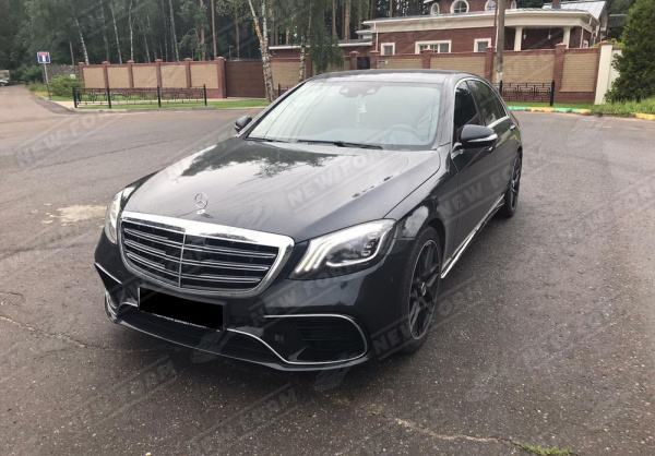 Mercedes-Benz S-Klasse W222 2013 - 2017 Комплект рестайлинга 6.3 AMG с оптикой и порогами