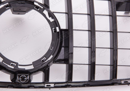 Mercedes-Benz GLC-Klasse X253 рестайлинг 2019 - 2023 Решетка радиатора AMG GT черная штатная комплектация