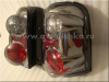 Ford Escape (00-06) фонари задние красно-хромированные тонированные, комплект 2 шт.