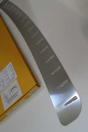 BMW X5 E70 (06-) накладка на задний бампер матовая с надписью, к-кт 1шт.