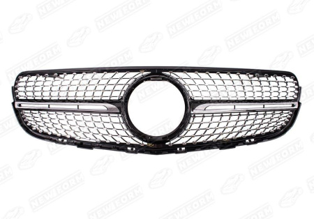 Mercedes-Benz GLC-Klasse X253 2015 - 2019 Решетка радиатора Diamond Sport черная