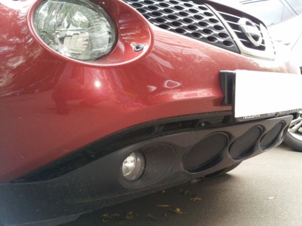 Nissan Juke (10–14) Защита радиатора, чёрная