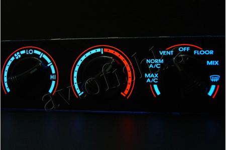 Ford Probe светодиодные шкалы (циферблаты) на климат