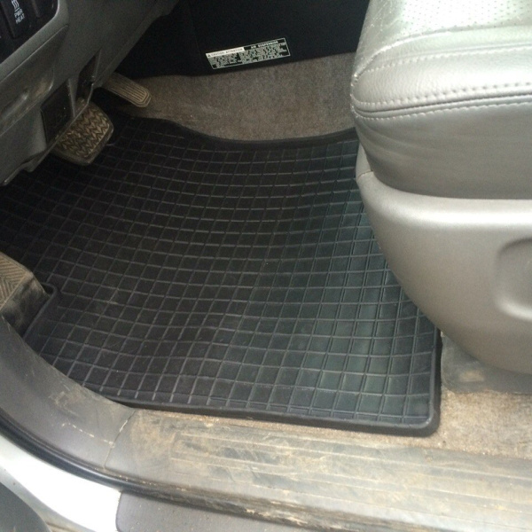 Lexus GX470 (02-09) резиновые коврики, дизайн "Сетка"