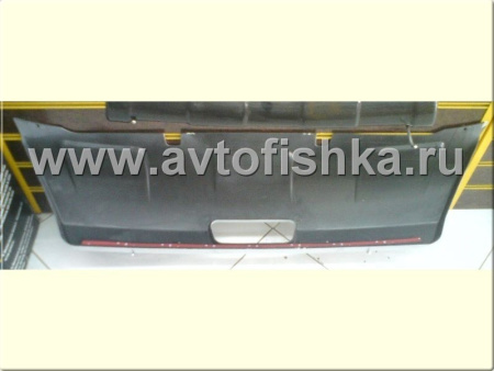 Nissan Qashqai (06-) накладка заднего бампера нижняя серебристая.