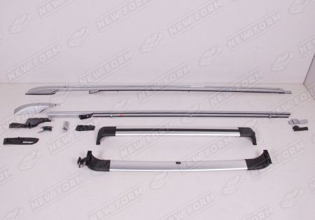 Land Rover Discovery 3 поколение 2004 - 2009 Комплект рейлинги и поперечины для Land Rover Discovery 3 серебристые