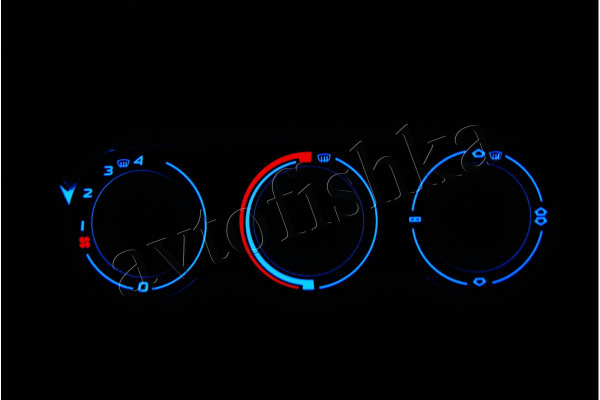 Mercedes Vito светодиодные шкалы (циферблаты) на климат