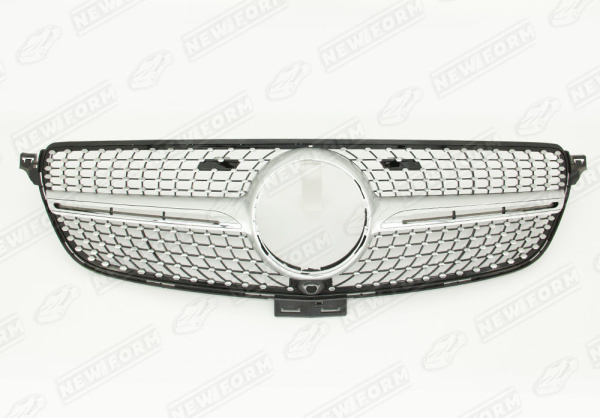 Mercedes-Benz GLE-Klasse W166 2015 - 2018 Решетка радиатора Diamond Sport серебро