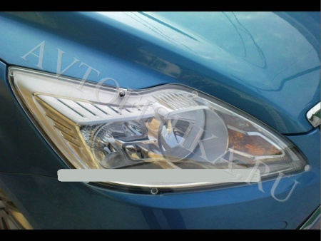 Защита передних фар прозрачная Ford Focus 2008-2011