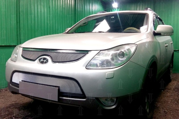 Hyundai ix55 (09–13) Защита радиатора, хром, низ