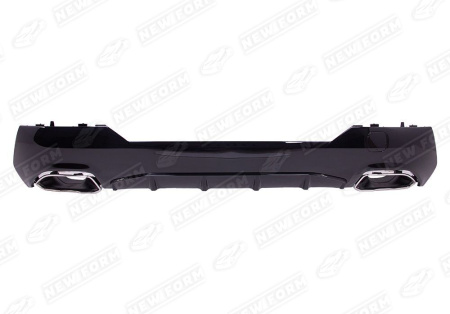BMW 4 серия G22/G23 2020 - н.в. Диффузор с насадками M440i хром