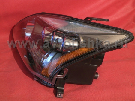 Lexus RX330, RX350 (03-08) передние линзовые ксеноновые фары, тонированный хром, под корректор, дизайн LS600, дизайн "MidWest", комплект 2 шт.