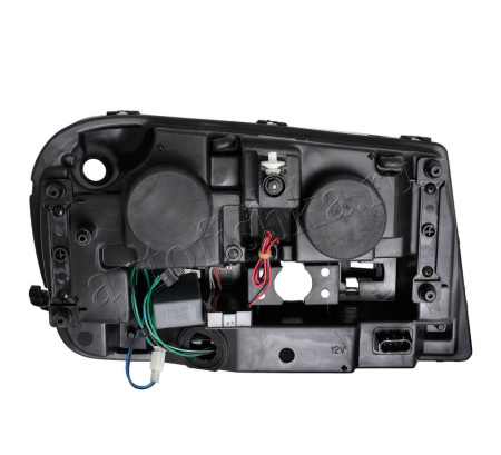 Chevrolet Trailblazer (02-09) хромированные линзовые передние фары со светящимися ободками, тюнинг, комплект 2 шт.