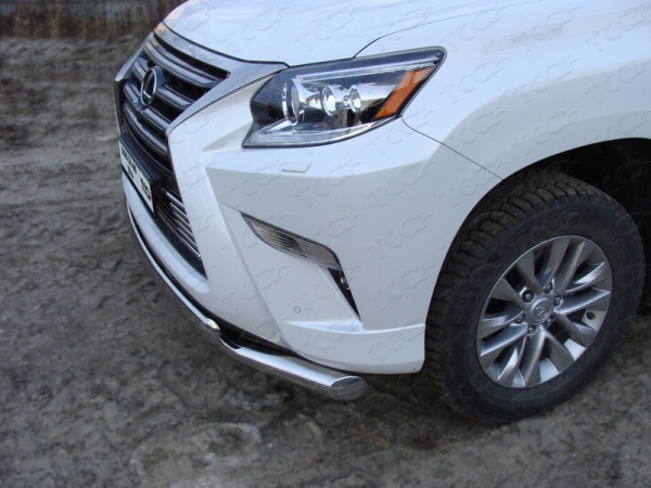 Lexus GX (13–) Защита передняя нижняя (двойная) 76,1/75 мм