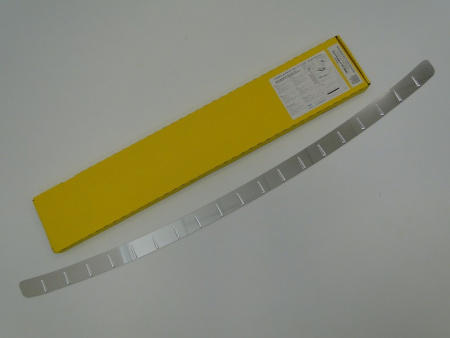 Skoda SuperB 2 (09-) Combi накладка на задний бампер с силиконовыми вставками, к-кт 1шт.