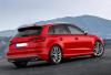 Диффузор S3 S-line для Audi A3 хэтчбек 2013-2016 с насадками
