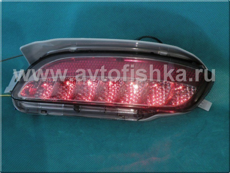 Lexus RX330 (03-08) фонари заднего бампера светодиодные, красно-тонированные, комплект 2 шт.