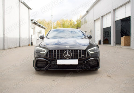 Mercedes-Benz AMG GT C190 рестайлинг 2017-н.в. Обвес 6.3 AMG с решеткой радиатора