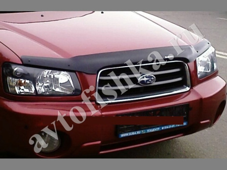 Дефлектор капота темный Subaru Forester 2003-2005
