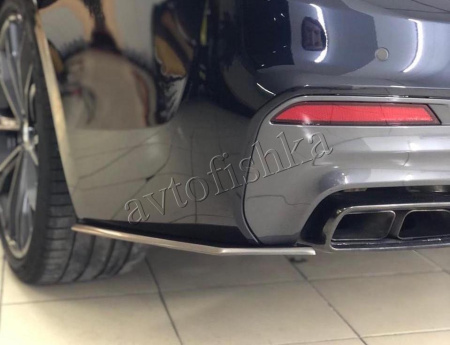 BMW 5 серия G30 Накладки под задний бампер (мини-лезвия)
