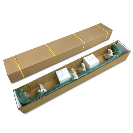 Hummer H2 (02-08) подножки боковые черные, труба 76 мм из нержавеющей стали