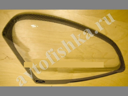 Защита передних фар карбон Nissan Qashqai 2007-2009