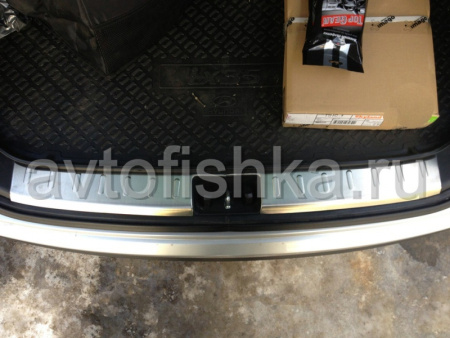 Hyundai ix35 (2010-) накладки из нержавеющей стали на порог задней двери, 2 штуки