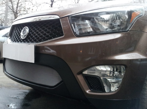 SsangYong Actyon Sport (12–) Защита радиатора, хром