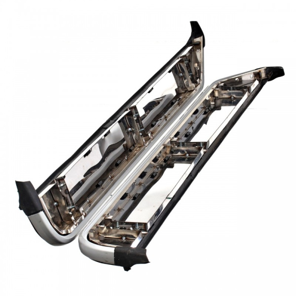 Land Rover Discovery 3 (05-) пороги боковые, подножки, дизайн Оригинал из нержавейки