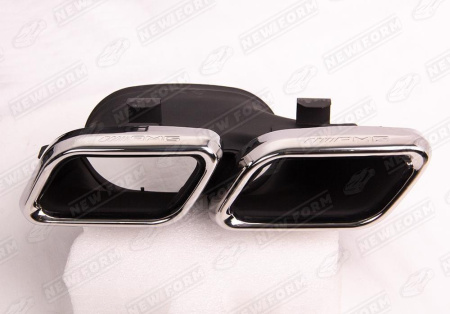 Mercedes-Benz GLS-Klasse X166 2015 - 2019 Насадки на глушители 6.3 AMG хром