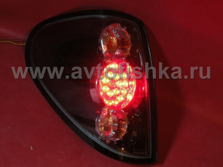 Mitsubishi L200 Triton фонари задние светодиодные черные, комплект 2 шт.