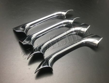 Merсedes ML W164 (05-11) хромированные накладки на ручки дверей, комплект 8 шт.