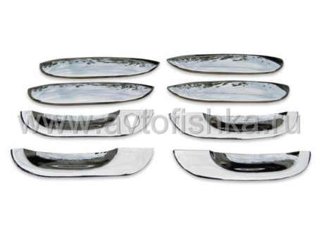 BMW 5 E39, 7 E38 (1995-) накладки на ручки дверей из полированной нержавеющей стали, комплект на 4 двери