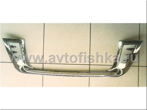 Toyota Land Cruiser 200 (08-) накладка задней двери - рамка номерного знака хромированная, со светодиодной подсветкой.