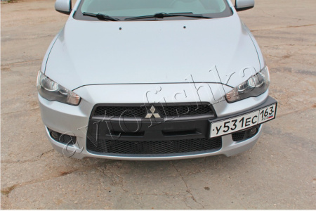 Mitsubishi Lancer 10 (07 – 16) рамка (подиум) под номер на передний бампер