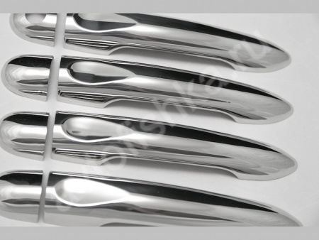 Renault Megane 3 (2010-) накладки на ручки дверей из нержавеющей стали, 4 шт.