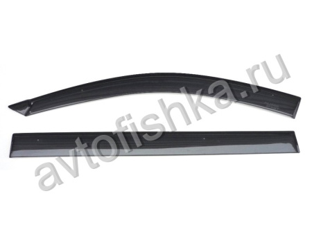 Mitsubishi Pajero Sport (2008-) дефлекторы окон дымчатые, дизайн оригинал.