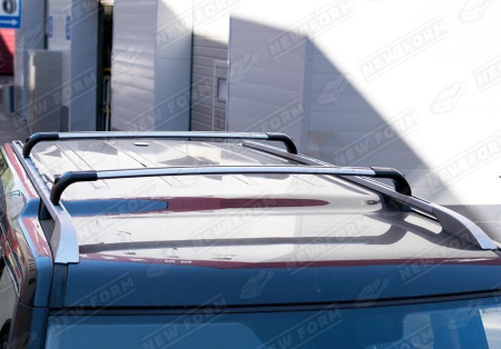 Land Rover Discovery 3 поколение 2004 - 2009 Поперечины серебристые