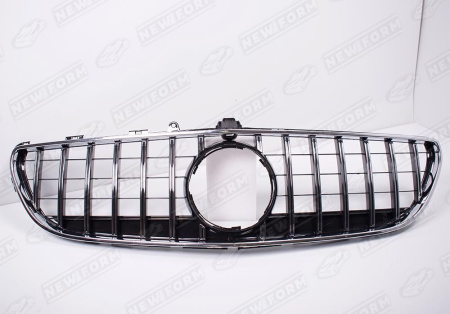 Mercedes-Benz CLS-Klasse W218 рестайлинг 2014 - 2017 Решетка радиатора AMG GT хром под камеру