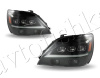 Lexus RX300 (97-03) фары передние черные со светодиодные, комплект 2 шт.