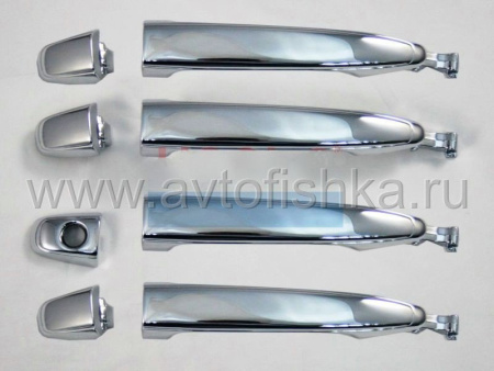 Toyota ручки дверей хромированные наружние, комплект 4 шт.