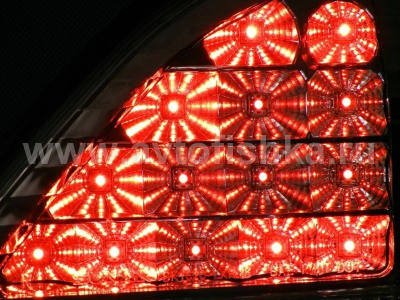 Lexus RX300 (97-03) фонари задние светодиодные хромированные, комплект 2 шт.