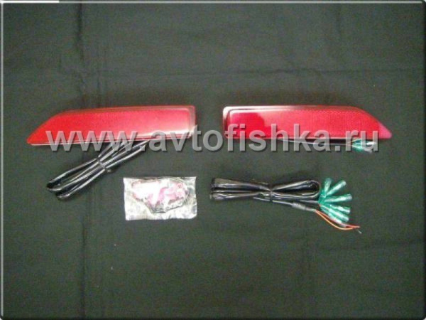 Honda CR-V III (06-) фонари заднего бампера светодиодные, комплект 2 шт.