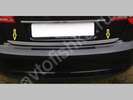 Ford Fusion (06.2002-) накладка на кромку крышки багажника из нержавеющей стали, 1 шт.