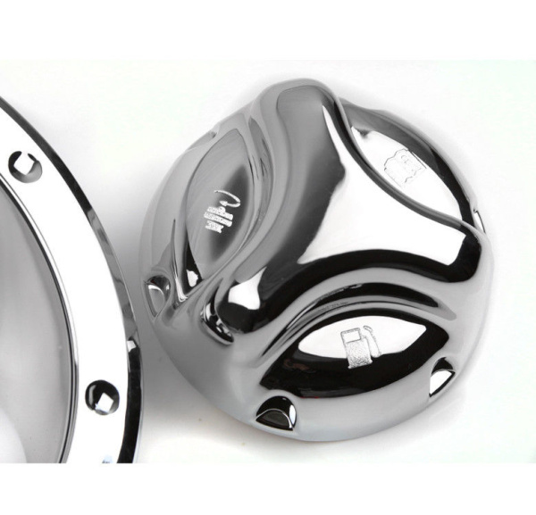 Hummer H3 (05-) накладка лючка топливного бака с окантовкой, комплект 2 шт.